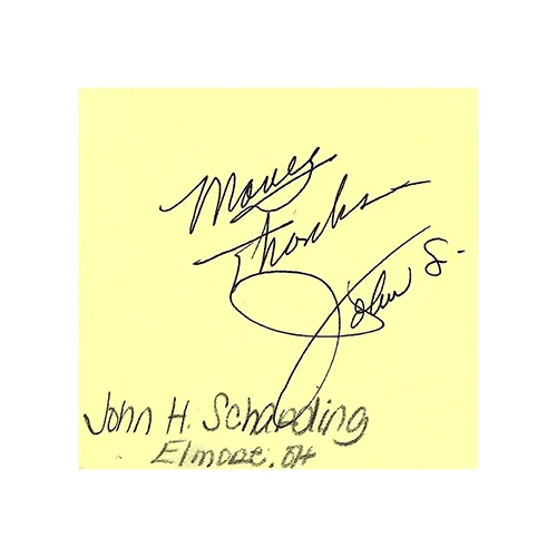 Handwritten customer thank-you note 4